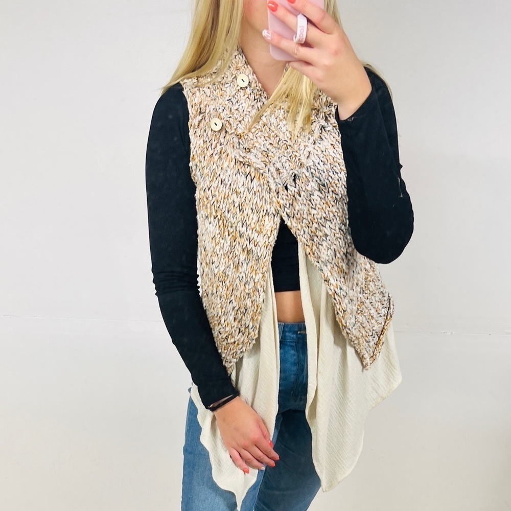 Anthropologie Knitted & Knotted Caprea vest - Picture 2 of 11
